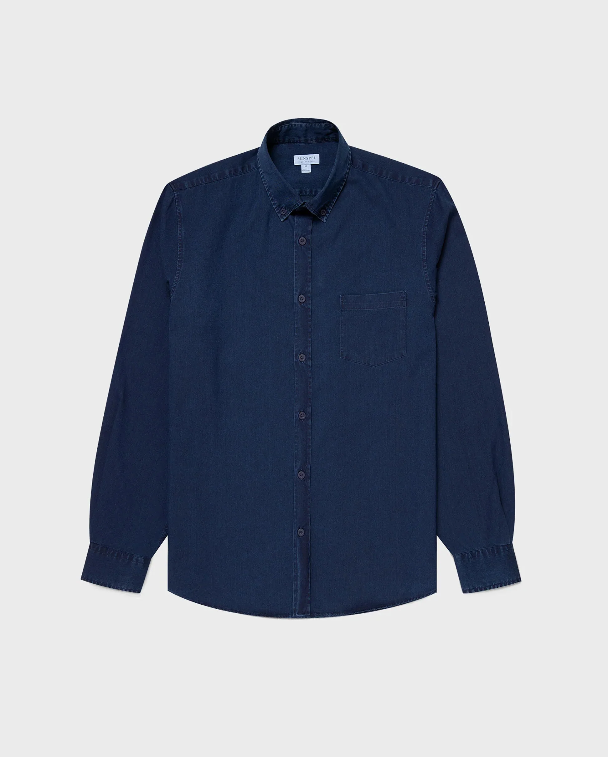 BUTTON DOWN DENIM SHIRT / INDIGO - Image 6