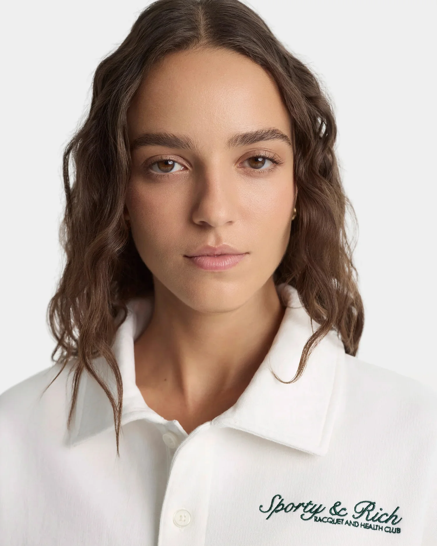 SYRACUSE EMBROIDERED POLO / WHITE - Image 3