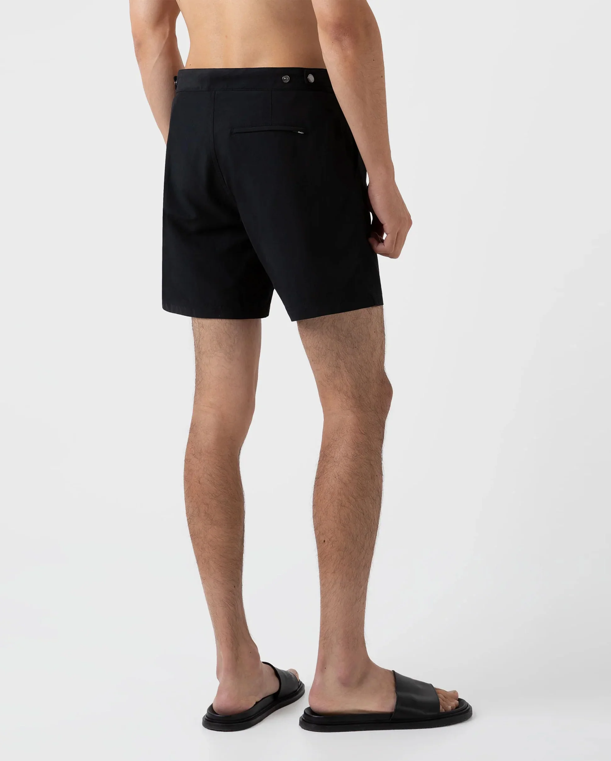 TAILORED SWIM SHORTS / BLACK - Image 3
