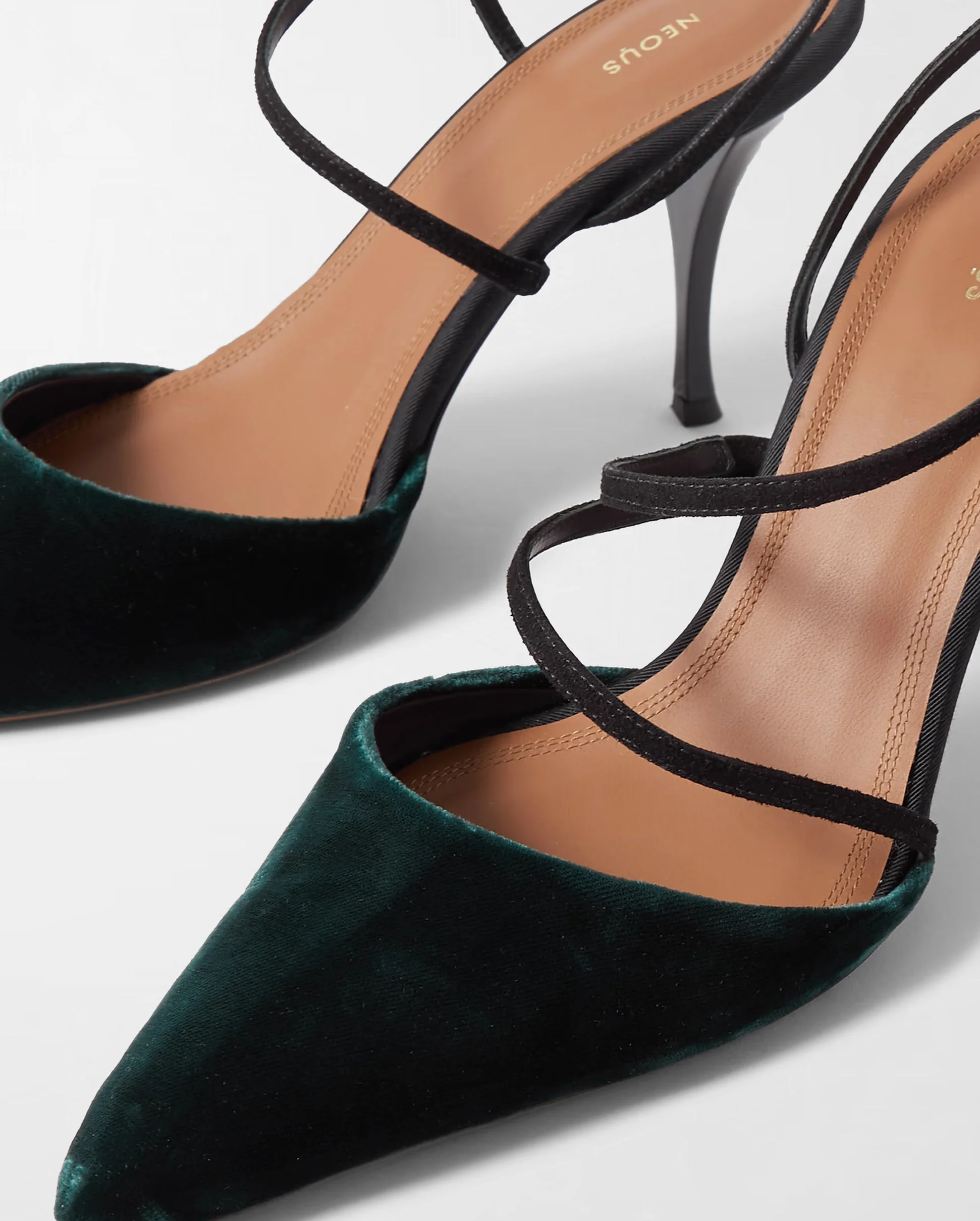 TANGRA HEEL / EMERALD GREEN BLACK - Image 3