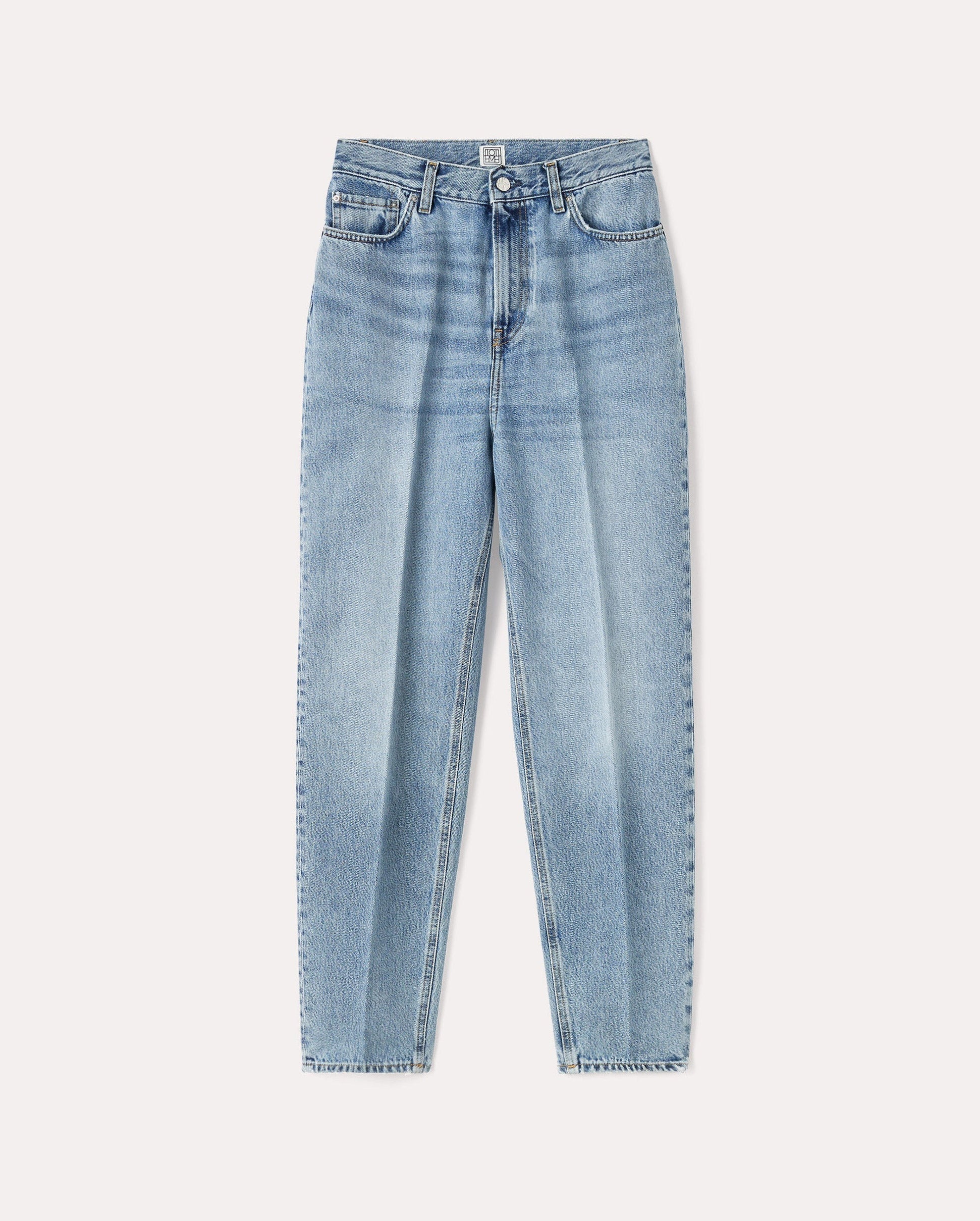 TAPERED LEG DENIM / WORN BLUE - Image 7