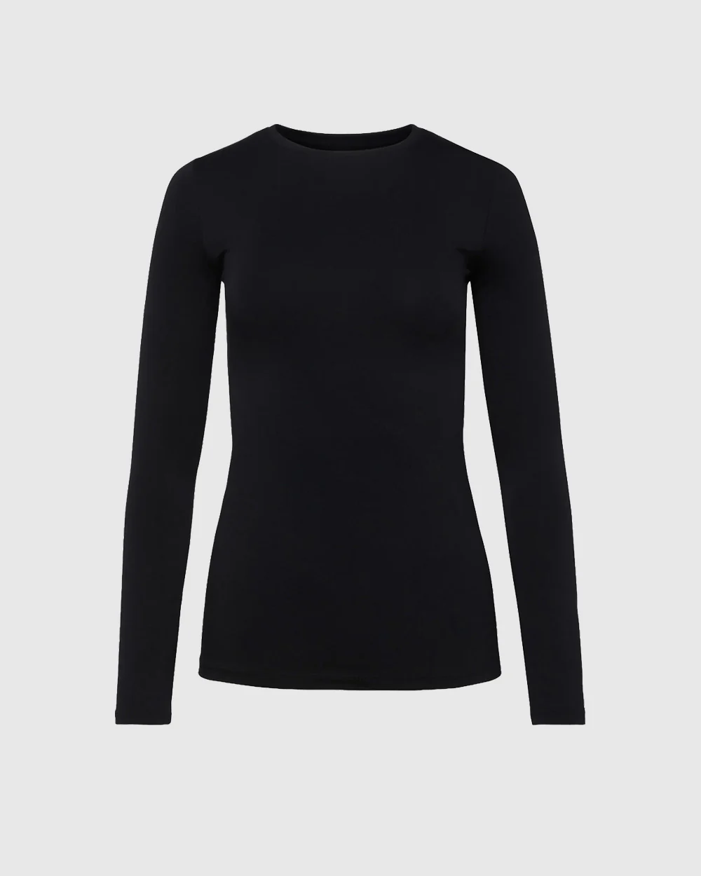 TESS LONG SLEEVE TEE / BLACK JERSEY - Image 5