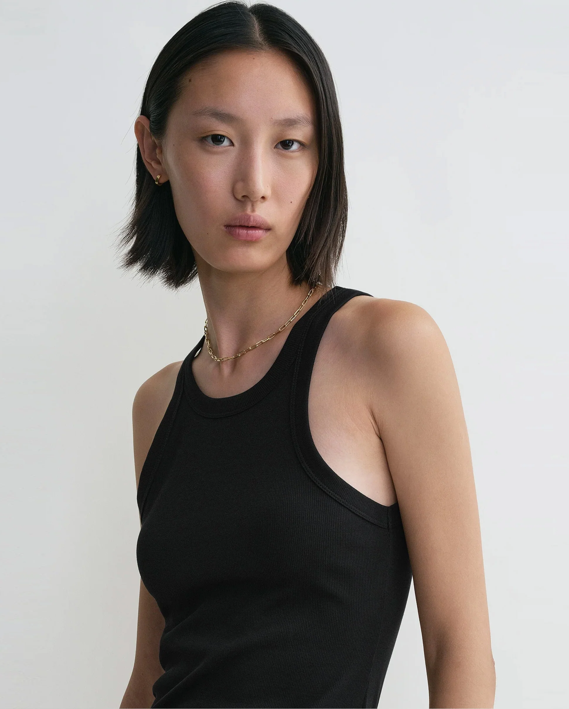 CURVED RIB TANK / BLACK - Image 6