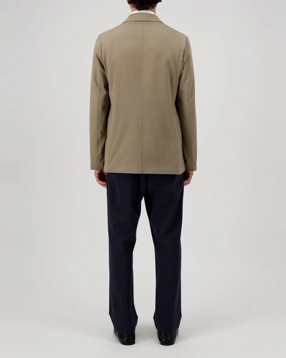 TRAVEL BLAZER COTTON JERSEY / TAUPE - Image 4