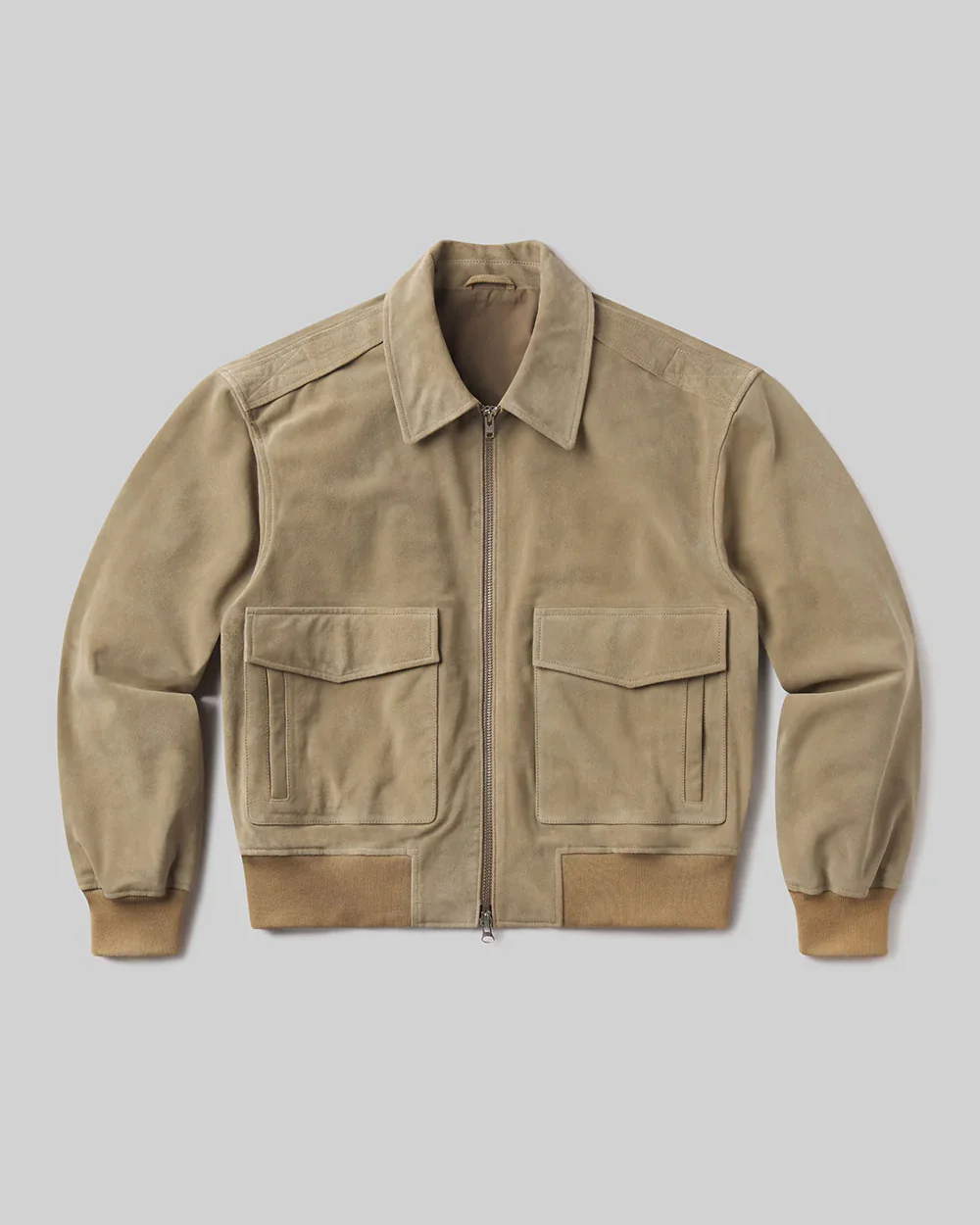VIVIENNE SUEDE JACKET / DEEP OLIVE - Image 6