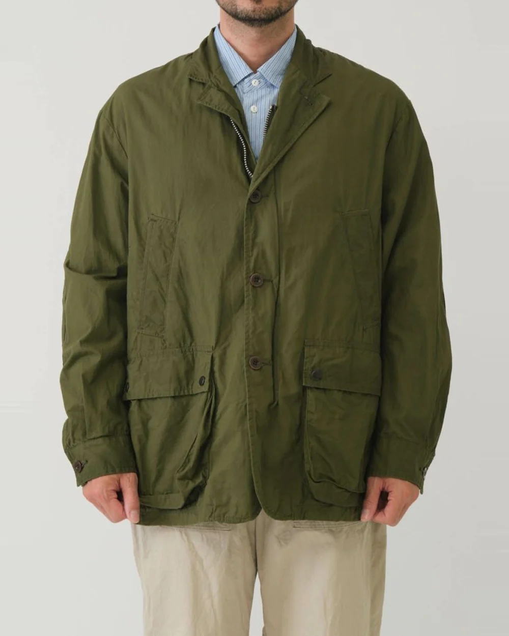 WAX HIGH DENSITY WORK JACKET / OLIVE