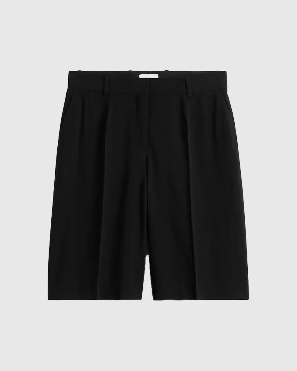 WIDE FLUID SHORTS / BLACK - Image 5