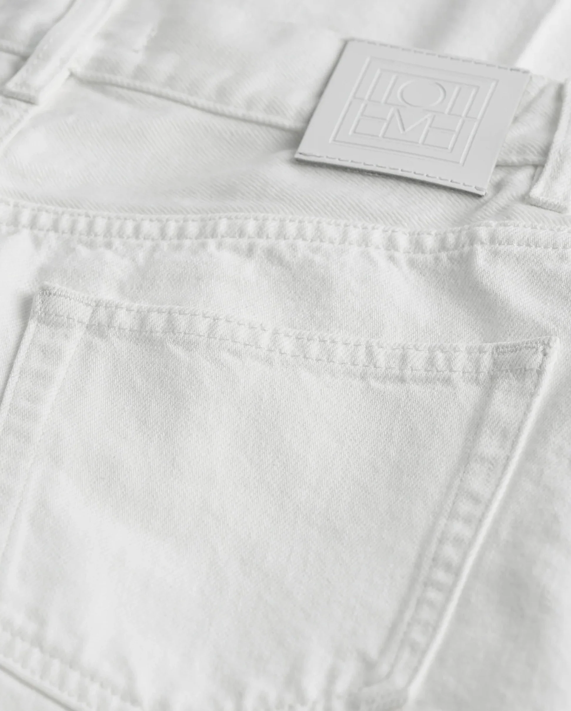 WIDE LEG DENIM / WHITE - Image 5
