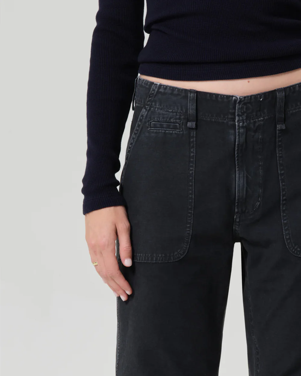 WINSLOW UTILITY PANT / WASHED BLACK - Image 5
