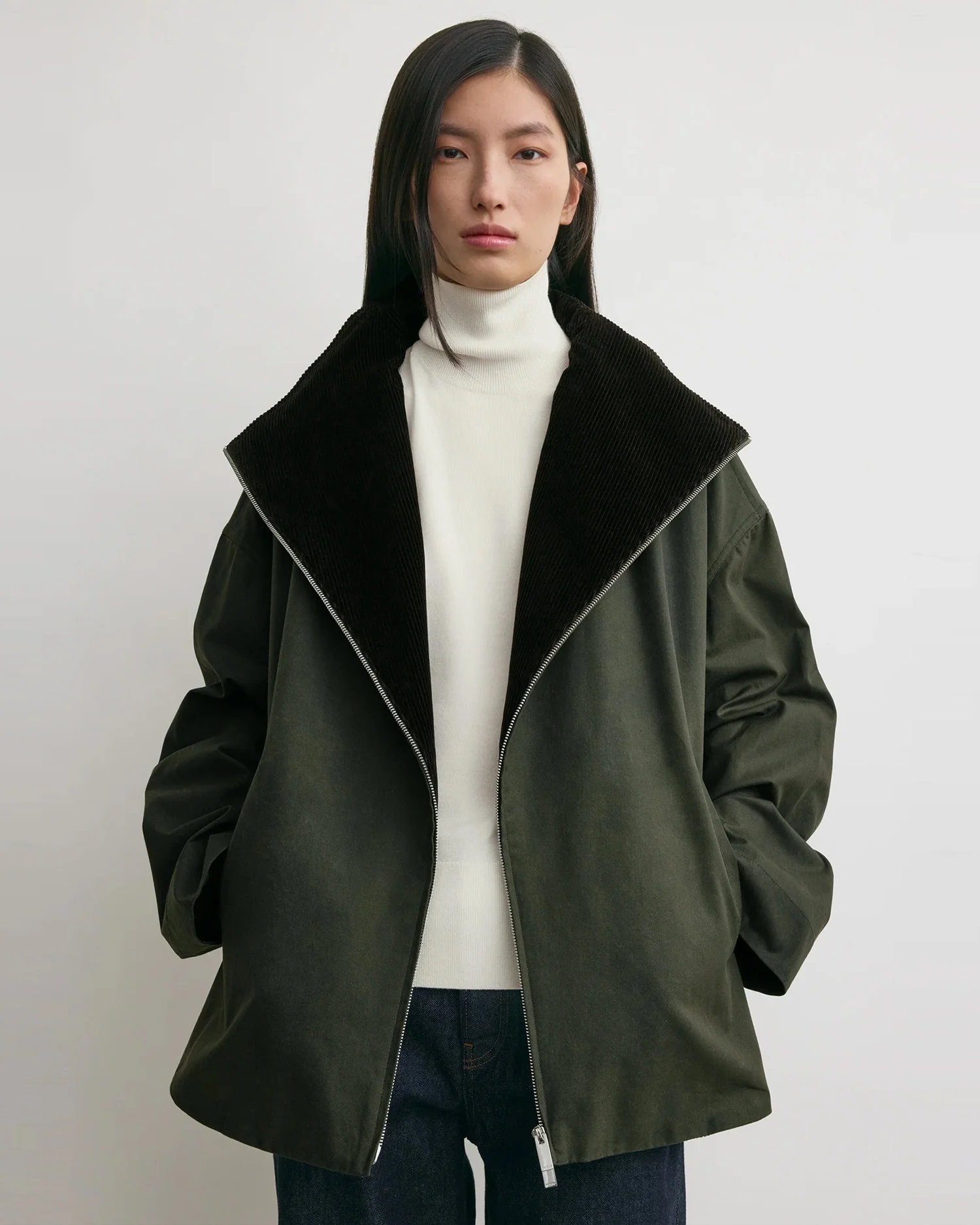 ZIPPED COUNTRY JACKET / FOREST - Image 2
