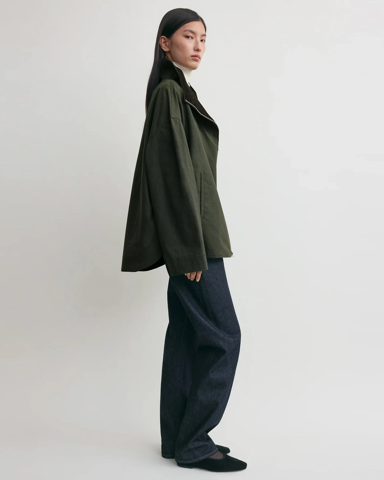 ZIPPED COUNTRY JACKET / FOREST - Image 4
